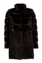 Yves Salomon Yves Salomon Mink Fur Coat With Silk And Cashmere