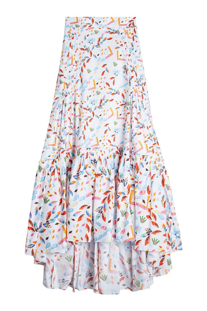 Peter Pilotto Peter Pilotto Printed Cotton Maxi Skirt