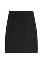 Salvatore Ferragamo Salvatore Ferragamo Wool Crepe Skirt - Black