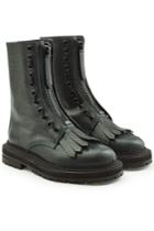 Burberry Burberry Leather Kiltie Boots