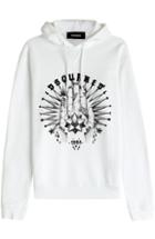 Dsquared2 Printed Cotton Hoodie