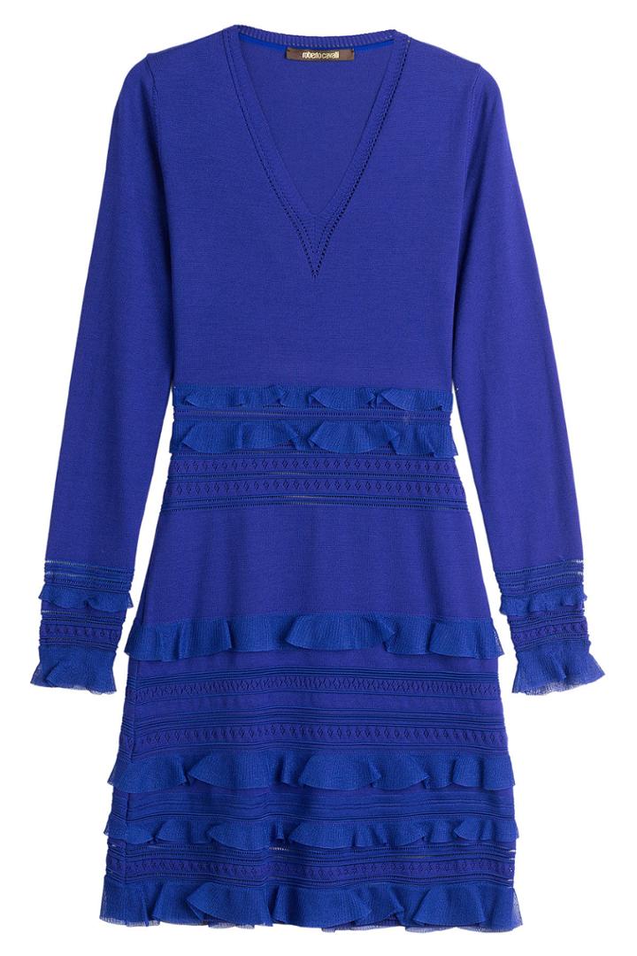 Roberto Cavalli Roberto Cavalli Fleece Wool Dress