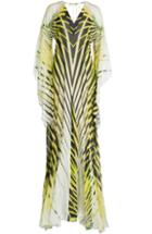 Roberto Cavalli Printed Silk Caftan