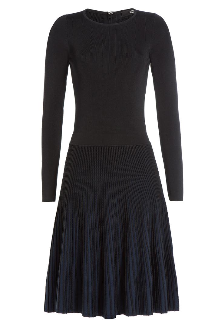 Steffen Schraut Steffen Schraut The Heritage Dress With Pleated Skirt - Black