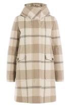 Woolrich Woolrich Plaid Duffle Coat - Beige