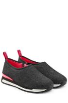 Hogan Rebel Hogan Rebel Metallic Slip-on Sneakers - Black