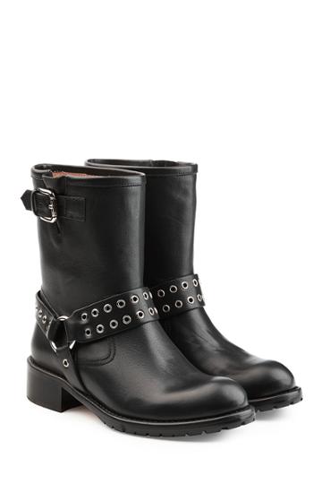 R.e.d Valentino R.e.d Valentino Leather Ankle Boots
