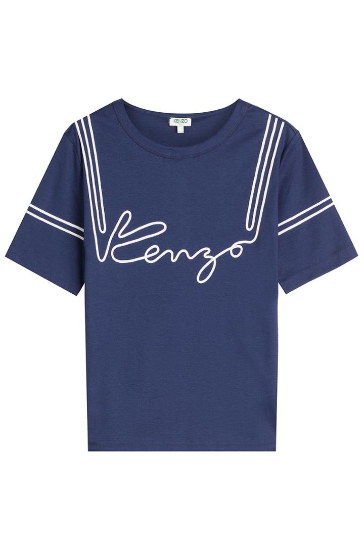 Kenzo Kenzo Embroidered Cotton T-shirt