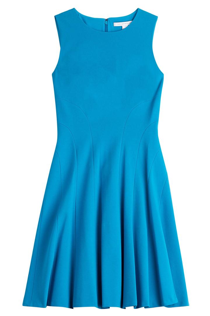 Diane Von Furstenberg Diane Von Furstenberg Fitted Dress With Pleated Skirt