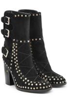 Laurence Dacade Laurence Dacade Suede Gehry Biker Boots With Rivets