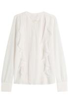 See By Chloé See By Chloé Ruffled Blouse With Silk - White