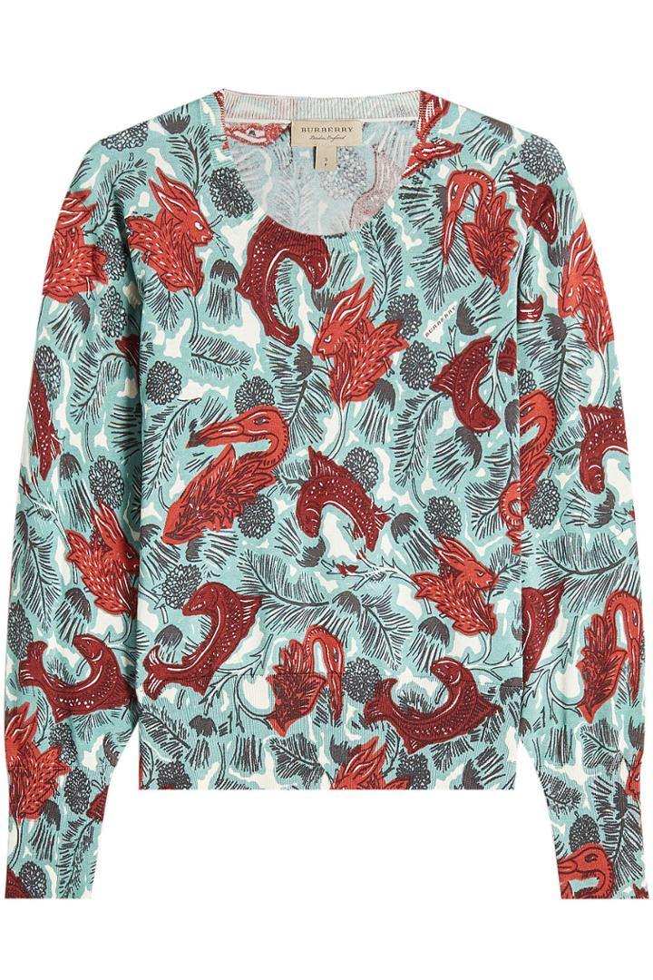 Burberry Burberry Printed Cotton Pullover