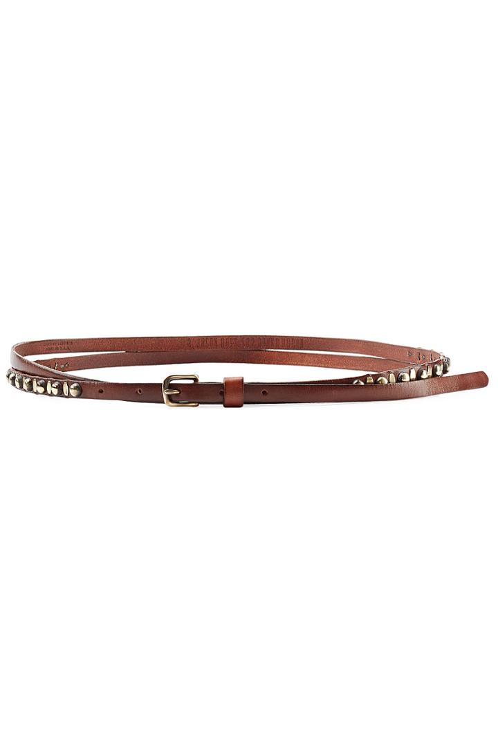 Donna Karan New York Donna Karan New York Embellished Leather Belt - Brown