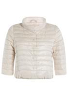 Duvetica Duvetica Cropped Sleeve Quilted Parka - Beige