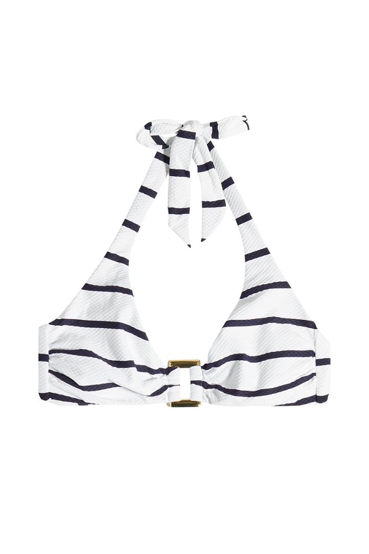 Heidi Klein Heidi Klein Core Nautical Striped Bikini Top