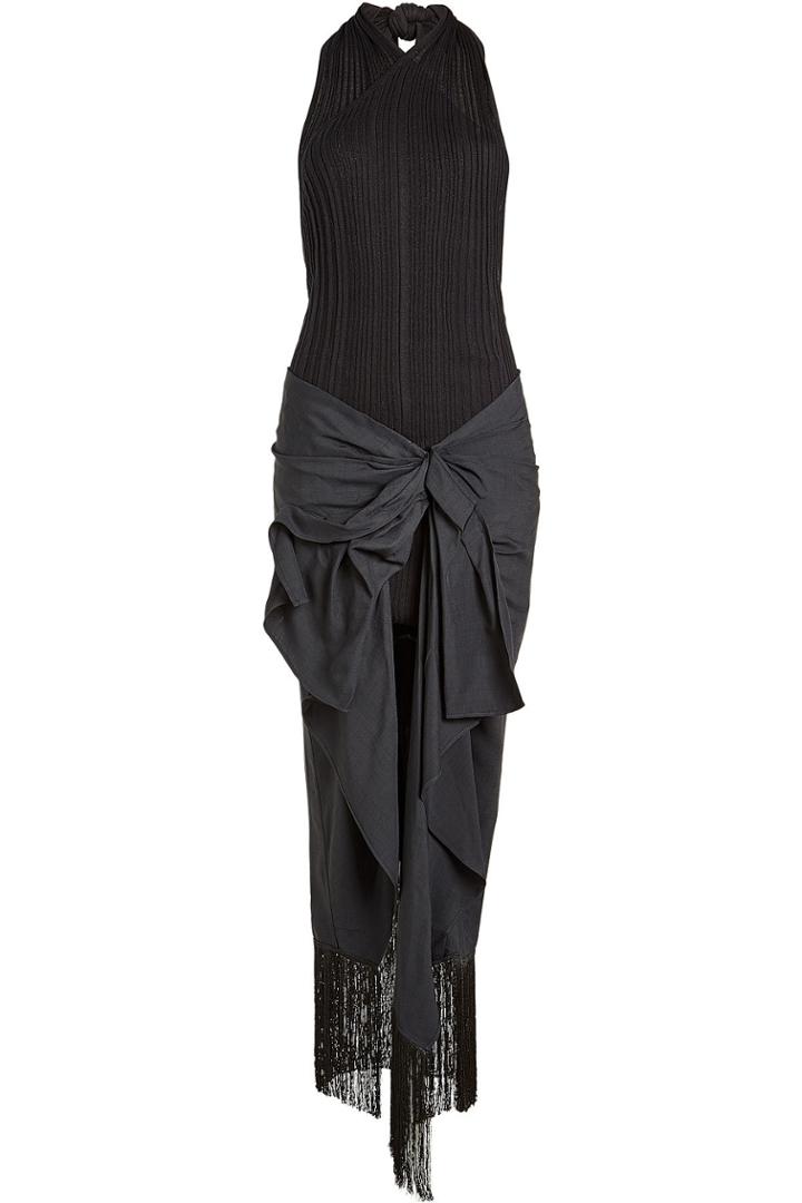 Jacquemus Jacquemus Draped Dress With Fringe