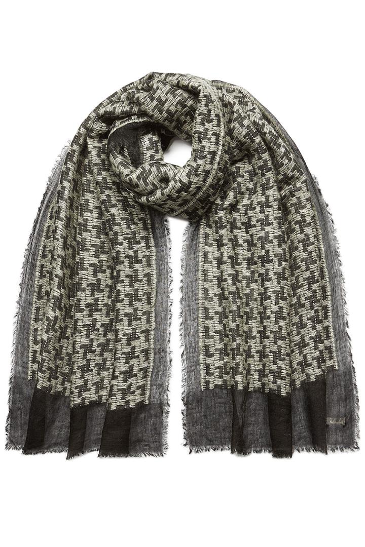 Faliero Sarti Faliero Sarti Mohair-wool Patterned Scarf - Multicolor