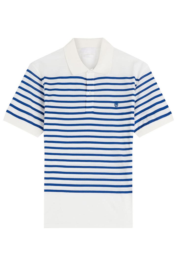 Alexander Mcqueen Alexander Mcqueen Cotton Striped Polo Shirt