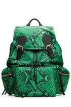 Burberry Shoes & Accessories Burberry Shoes & Accessories Printed Rucksack - Green