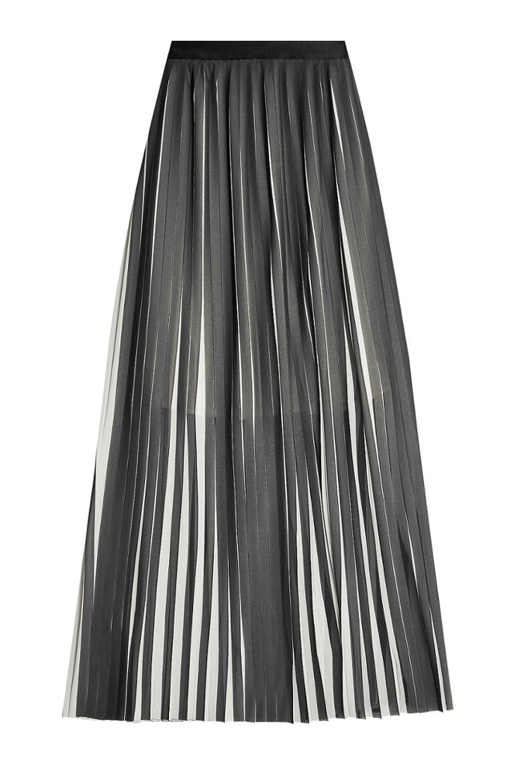 Karl Lagerfeld Karl Lagerfeld Pleated Maxi Skirt