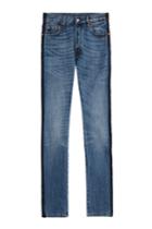 Valentino Valentino Slim Jeans With Tuxedo Striping - Blue