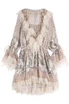 Etro Etro Printed Silk Dress With Lace - Multicolored