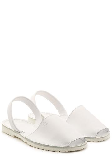 Del Rio London Del Rio London Leather Sandals - White