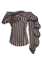 Silvia Tcherassi Silvia Tcherassi Michelina Asymmetric Cotton Blouse