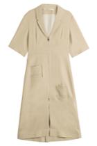 J.w. Anderson J.w. Anderson Zipped Wool Dress - Camel