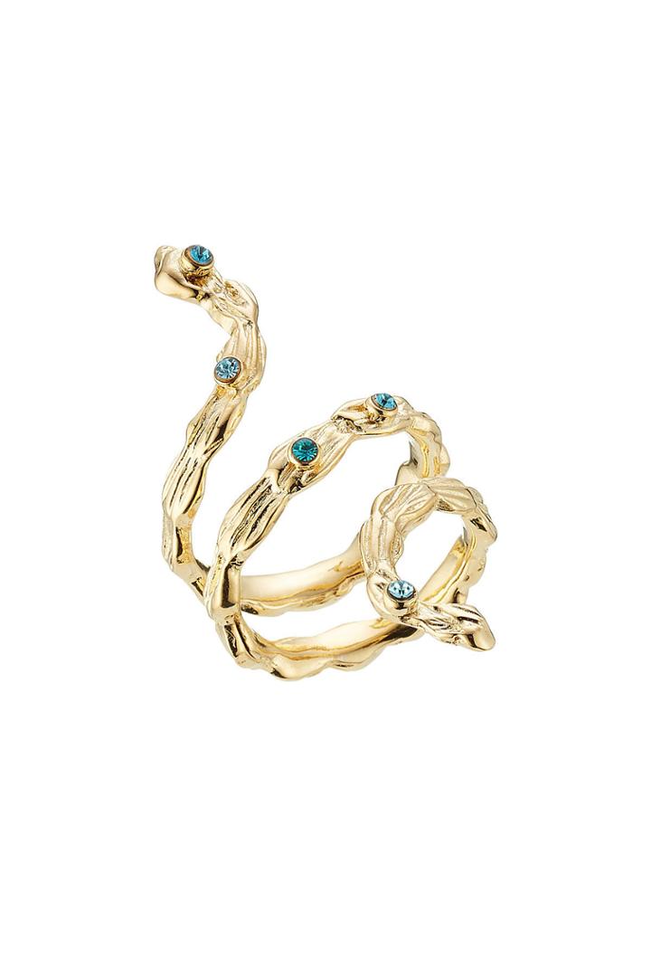 Gas Bijoux Gas Bijoux Liane 24kt Gold-plated Ring
