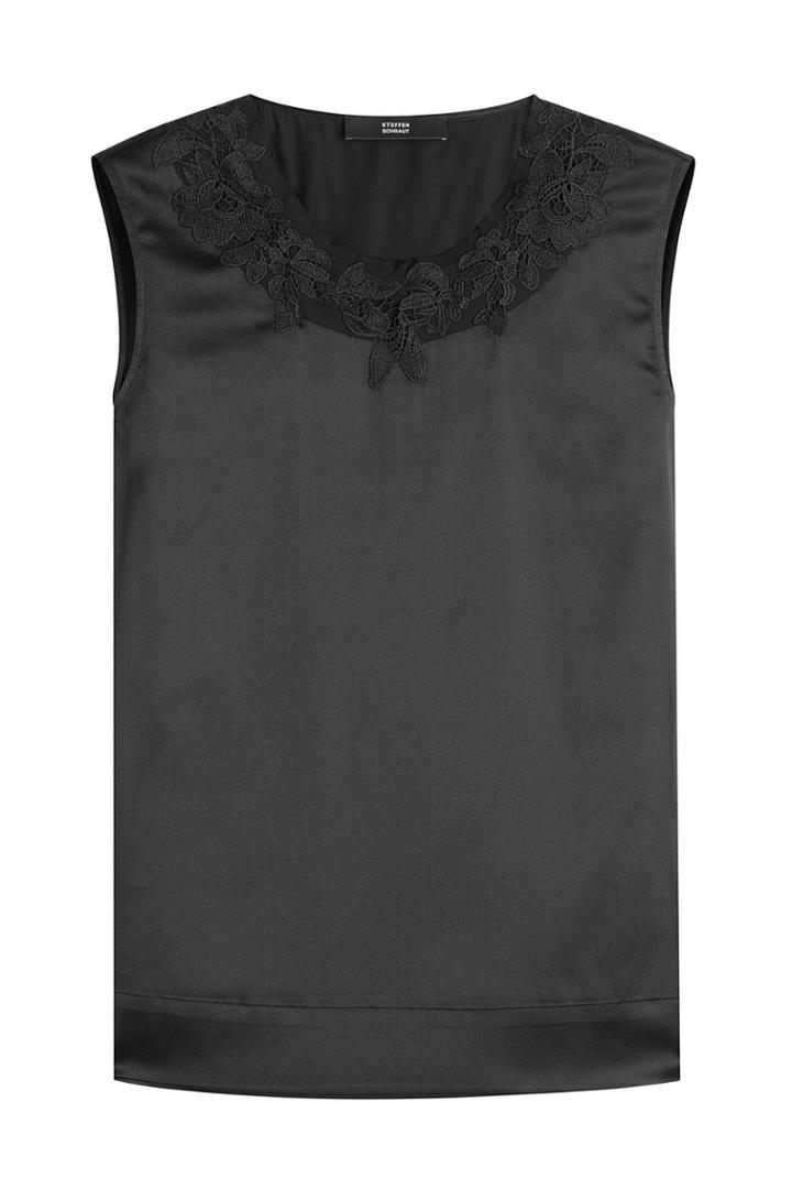 Steffen Schraut Steffen Schraut Silk Top With Lace