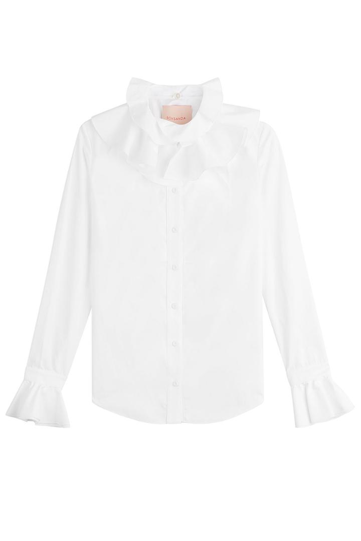 Roksanda Roksanda Cotton Shirt With Ruffles - White