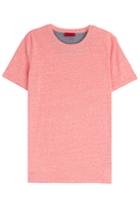 Hugo Hugo Two-tone Cotton T-shirt - Red