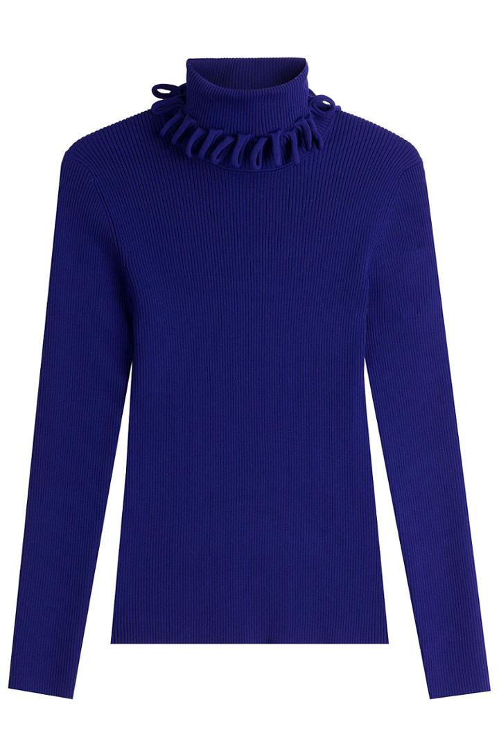 Victoria, Victoria Beckham Victoria, Victoria Beckham Multiloop Roll Neck - Purple