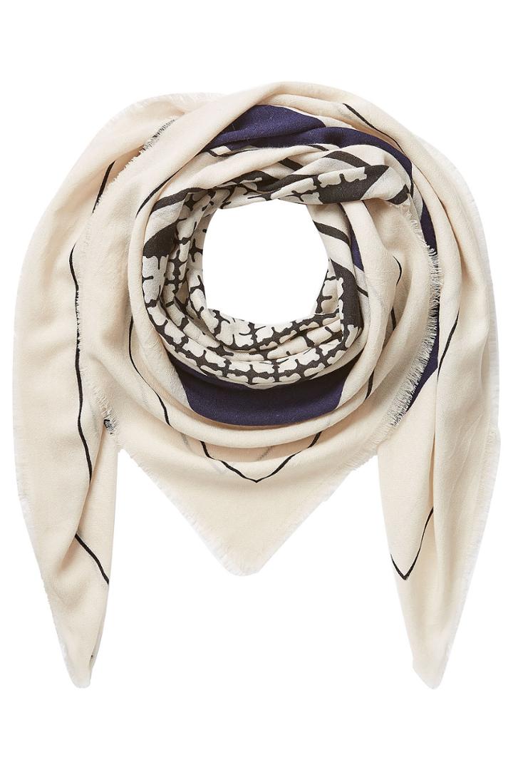 By Malene Birger By Malene Birger Patterned Wool Scarf - None
