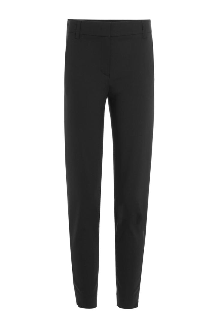 Dkny Dkny Cropped Wool Pants - Black