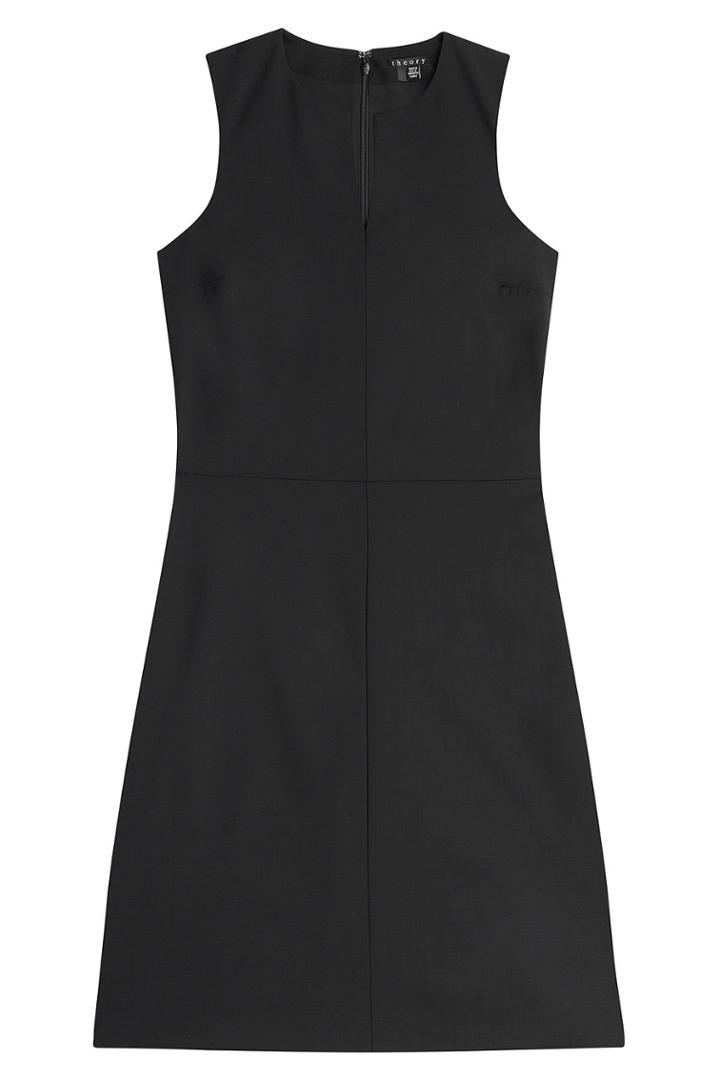 Theory Theory Wool Shift Dress - None