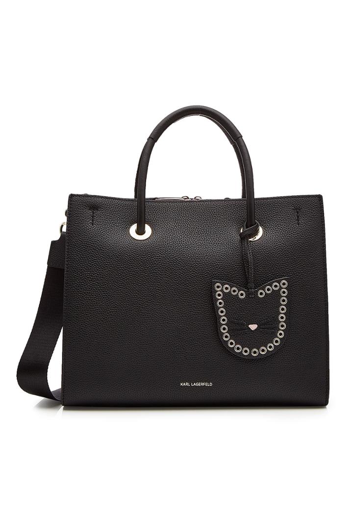 Karl Lagerfeld Karl Lagerfeld K/karry Leather Tote