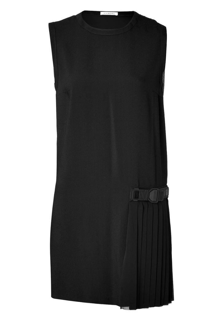 Iceberg Iceberg Pleated Panel Wrap Dress