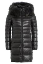 Duvetica Duvetica Quilted Down Jacket With Fur Trim