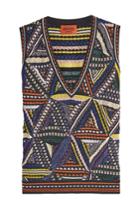 Missoni Missoni Knit Sleeveless Top With Metallic Thread