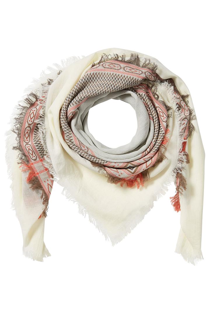 Closed Closed Embroidered Cotton Scarf - Multicolor