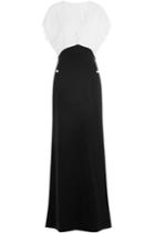 Boutique Moschino Boutique Moschino Floor Length Dress With Faux Pearls - Black