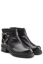 Mcq Alexander Mcqueen Mcq Alexander Mcqueen Leather Ankle Boots - Black