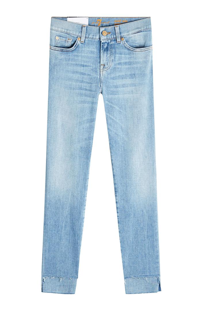 Seven For All Mankind Seven For All Mankind Roxanne Cropped Skinny Jeans