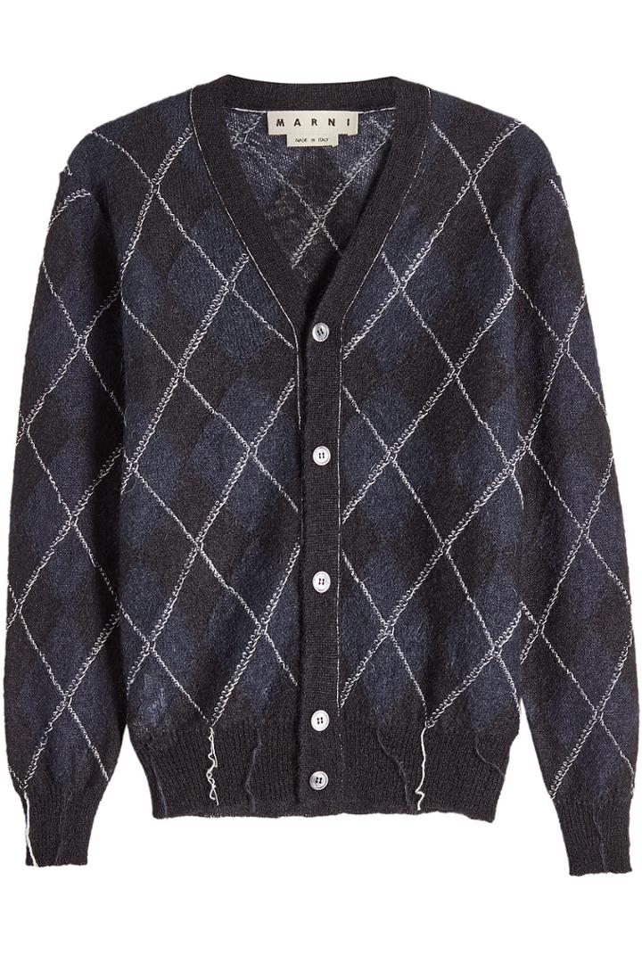 Marni Marni Cardigan With Mohair And Wool