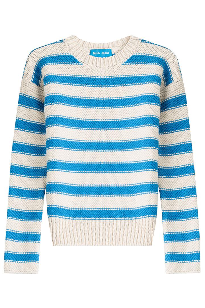 M I H M I H Amorgos Striped Cotton Blend Pullover