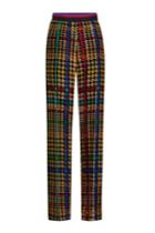 Etro Etro Plaid Pants With Silk