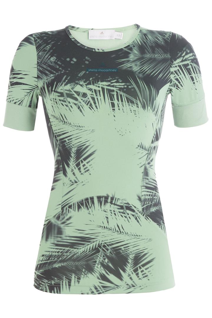 Adidas By Stella Mccartney Adidas By Stella Mccartney Printed Run Clima T-shirt