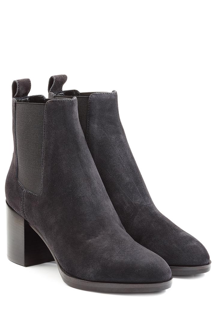 Sergio Rossi Sergio Rossi Suede Ankle Boots - Grey